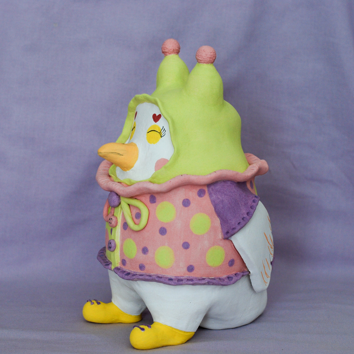 sylvia - handmade ceramic bird sculpture