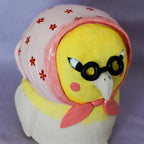 edna - handmade ceramic owl sculpture