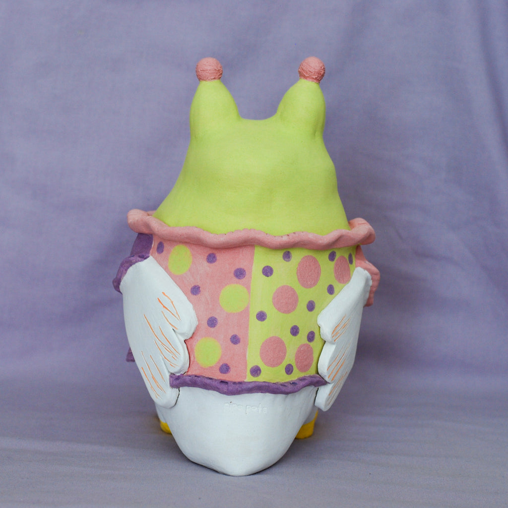 sylvia - handmade ceramic bird sculpture
