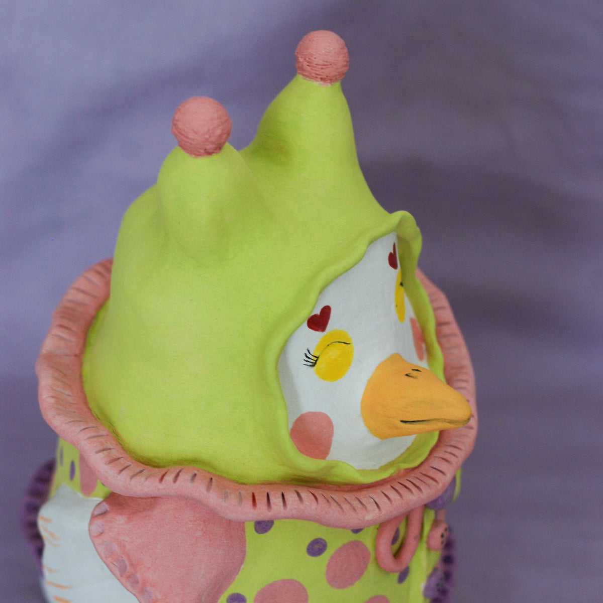sylvia - handmade ceramic bird sculpture