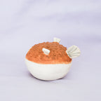 spike - handmade ceramic pufferfish sculpture