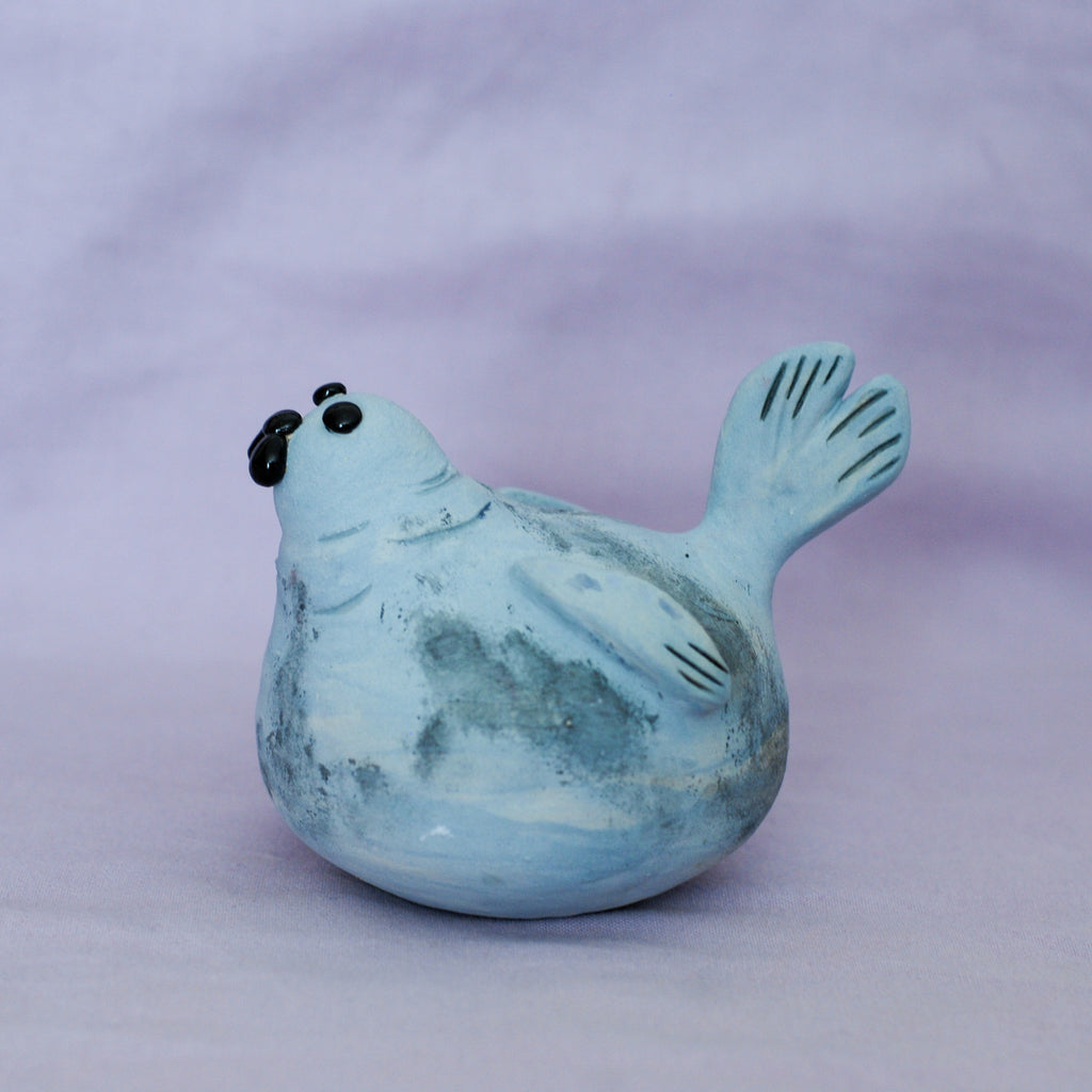 agnes - handmade ceramic seal sculpture