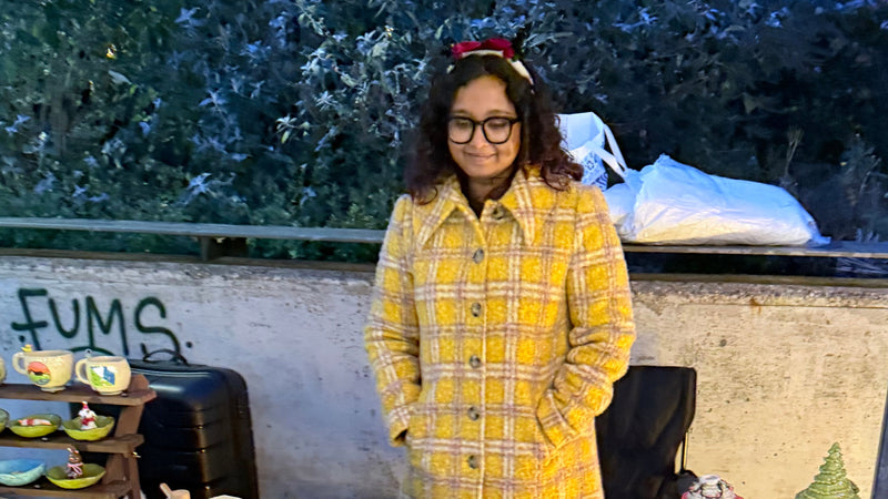 Pipa pots at her Christmas market at westerpark in Amsetrdam