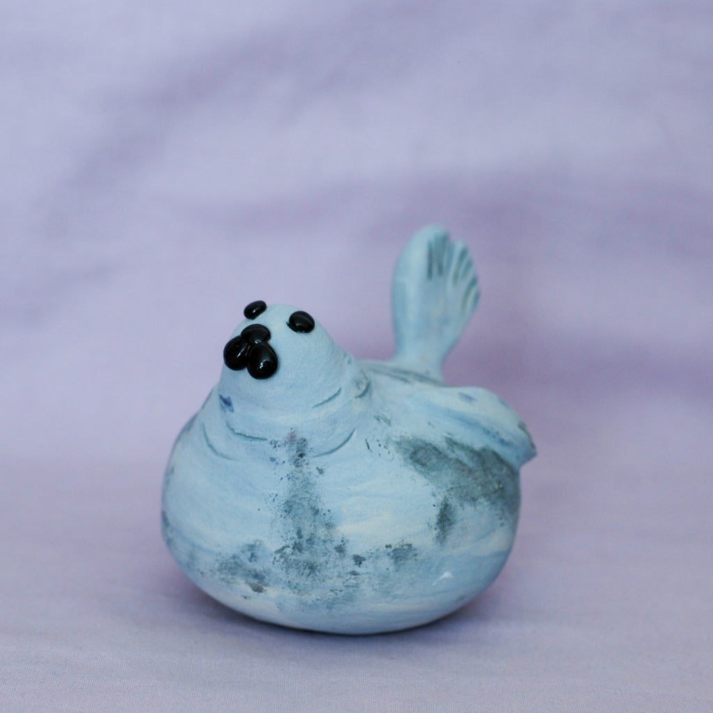 agnes - handmade ceramic seal sculpture