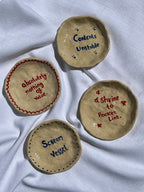 handmade ceramic trinket dish